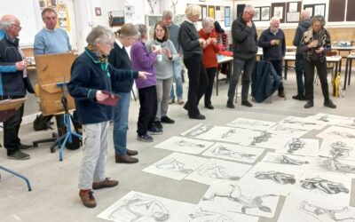 Samen tekenen met de buren